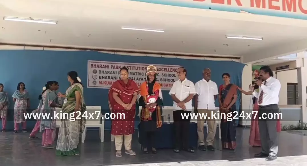 சர்வதேச போட்டியில் வெண்கலம் வென்ற மாணவிக்கு கரூரில் பாராட்டு.