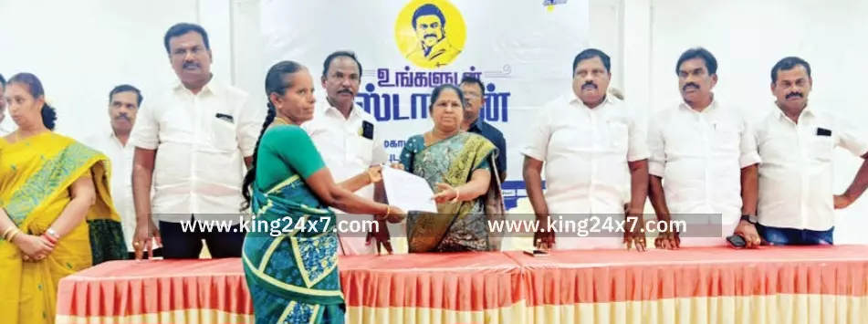 மூலனூரில் உங்களுடன் ஸ்டாலின் திட்ட முகம்