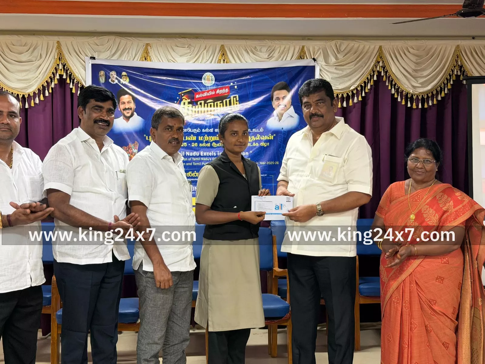 தமிழ் புதல்வன் திட்டங்களை துவக்கி வைத்த ஓசூர் எம்.எல்.ஏ.