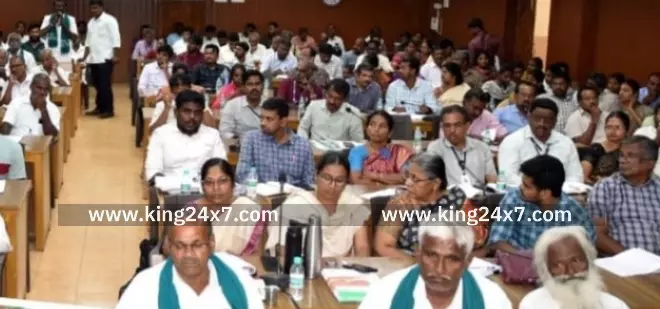 மாவட்ட ஆட்சியர் தங்கவேல் தலைமையில் விவசாயிகள் குறைதீர் கூட்டம் நடைபெற்றது. மாவட்ட ஆட்சியர் தங்கவேல் தலைமையில் விவசாயிகள் குறைதீர் கூட்டம் நடைபெற்றது.