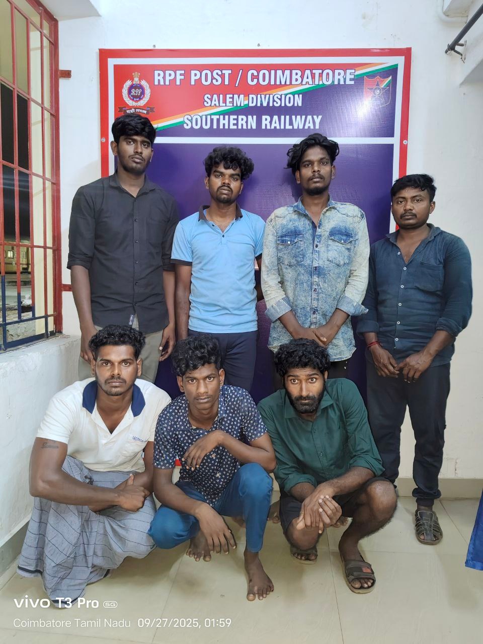 ரயில்வே உதிரிபாகங்கள் திருட்டு – ஏழு பேர் கைது ! ரயில்வே உதிரிபாகங்கள் திருட்டு – ஏழு பேர் கைது !