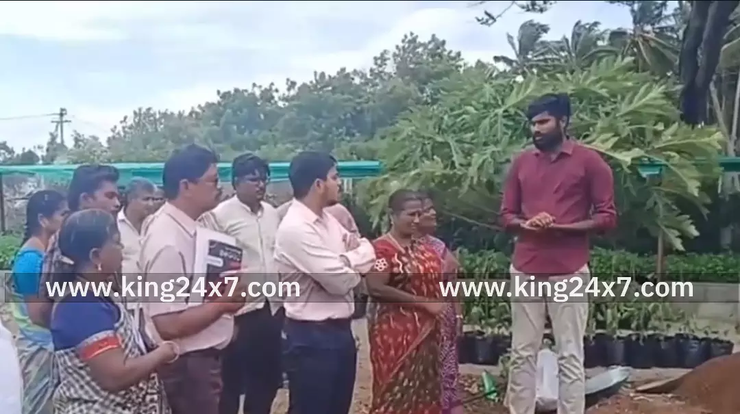 கோவை மாவட்டத்தில் நர்சரி பண்ணையில் ஆட்சியர் ஆய்வு – புதிய செடிகள் உற்பத்தி நடவடிக்கை ! கோவை மாவட்டத்தில் நர்சரி பண்ணையில் ஆட்சியர் ஆய்வு – புதிய செடிகள் உற்பத்தி நடவடிக்கை !