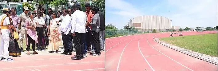 முதலமைச்சா் கோப்பை போட்டிக்கான ஏற்பாடுகள் குறித்து மாவட்ட ஆட்சியா் ஆய்வு முதலமைச்சா் கோப்பை போட்டிக்கான ஏற்பாடுகள் குறித்து மாவட்ட ஆட்சியா் ஆய்வு