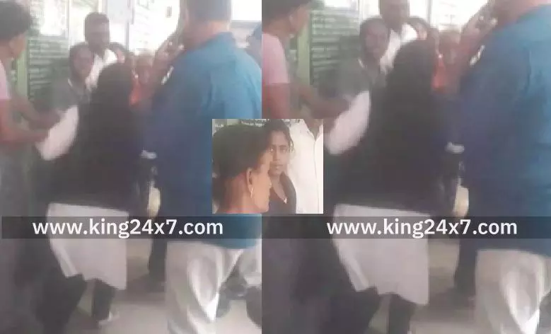 ஸ்கேன் ஊழியரை எட்டி உதைத்ததாக சட்டக் கல்லூரி மாணவி கைது!!