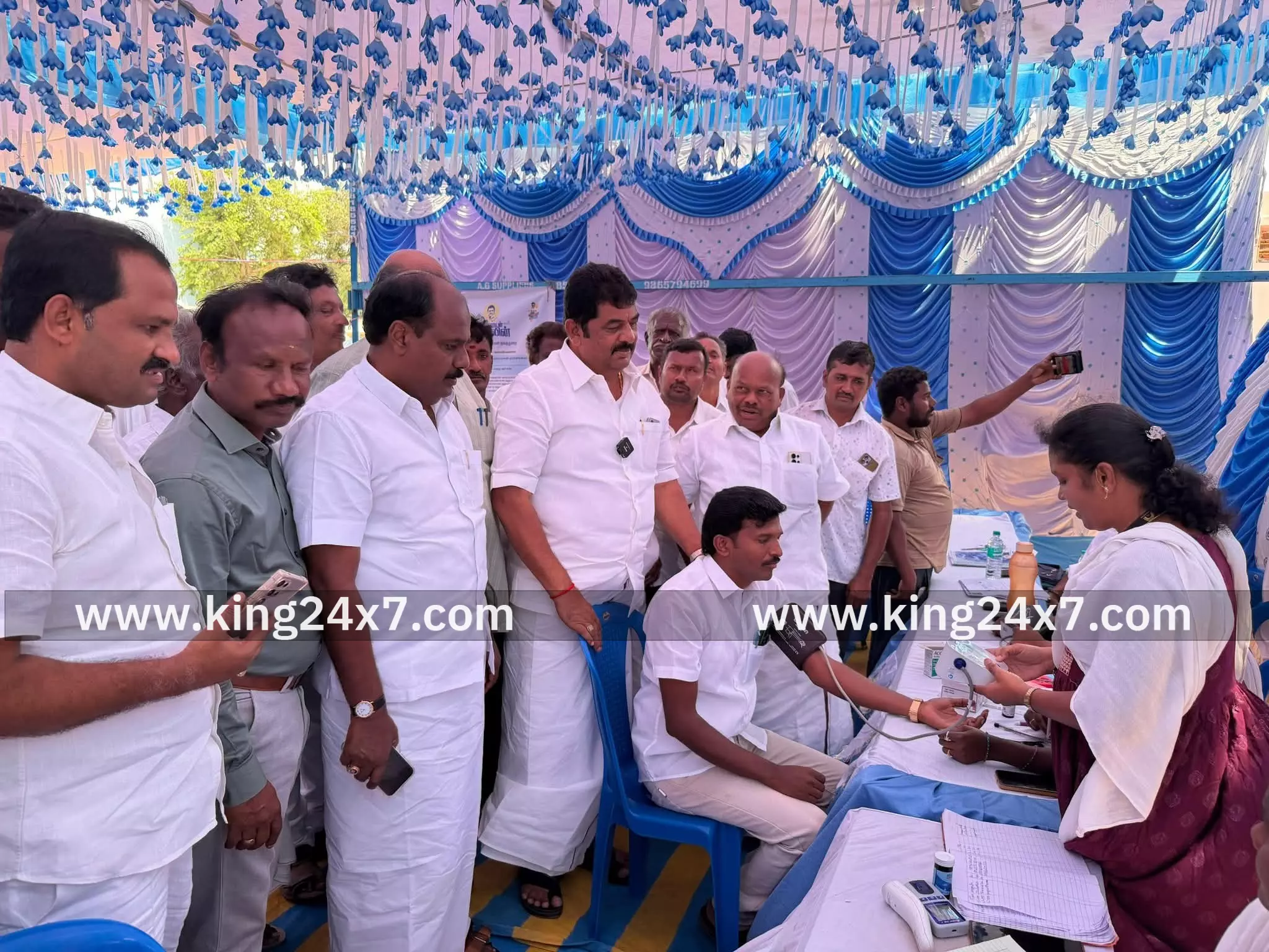 உங்களுடன்ஸ்டாலின் முகாம்களை ஆய்வு செய்த ஓசூர் எம்.எல்.ஏ.