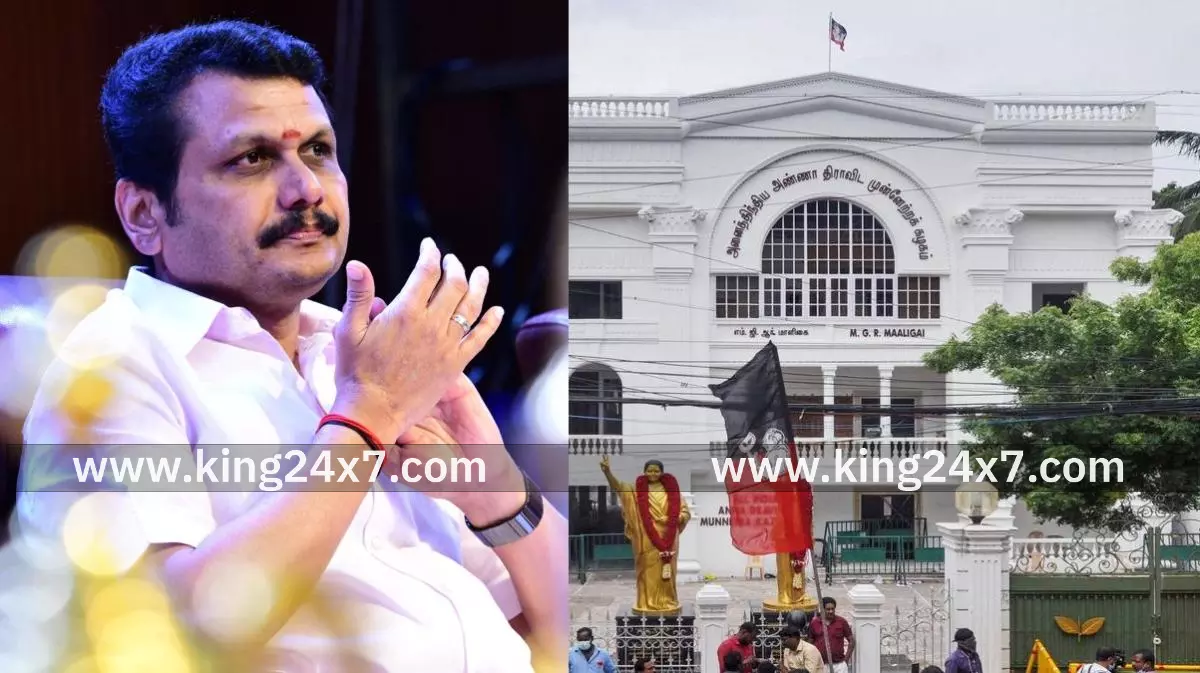 செந்தில் பாலாஜி பதறுவது ஏன்? - கரூர் நெரிசல் விவகாரத்தில் அதிமுக கேள்வி செந்தில் பாலாஜி பதறுவது ஏன்? - கரூர் நெரிசல் விவகாரத்தில் அதிமுக கேள்வி