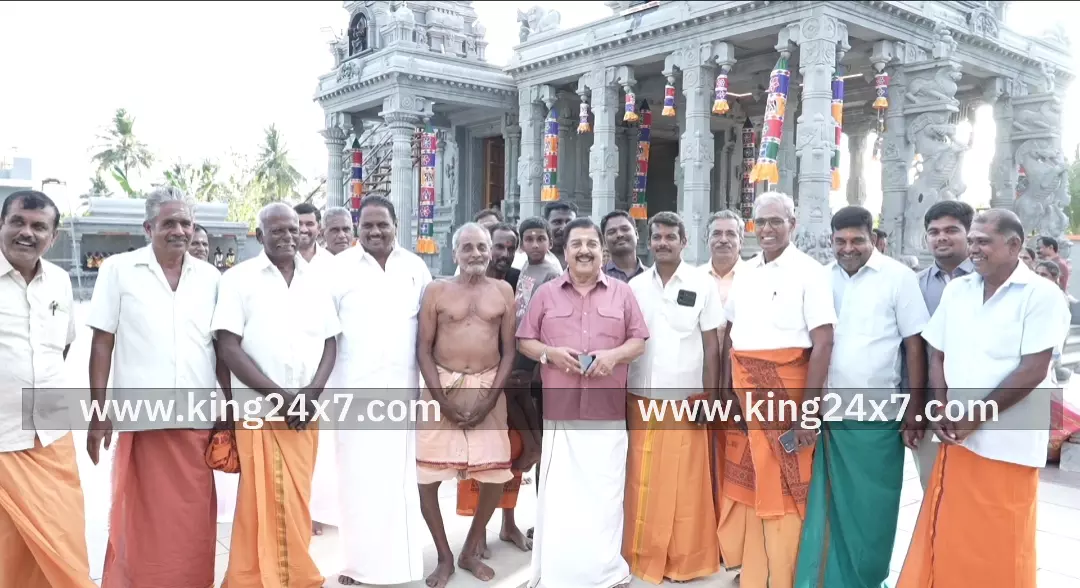 அன்னூர் மதுர காளியம்மன் கோவிலில் நடிகர் சிவகுமார் குடும்பம் தரிசனம் – பக்தர்கள் உற்சாகம் !