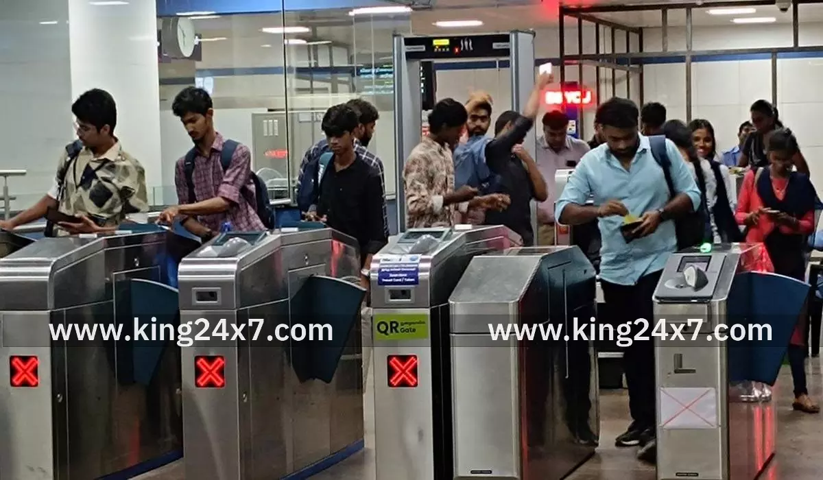 சென்னை மெட்ரோ ரயில் கடந்த மாதம் 1.01 கோடி பயணச்சீட்டுகள் விற்பனை சென்னை மெட்ரோ ரயில் கடந்த மாதம் 1.01 கோடி பயணச்சீட்டுகள் விற்பனை