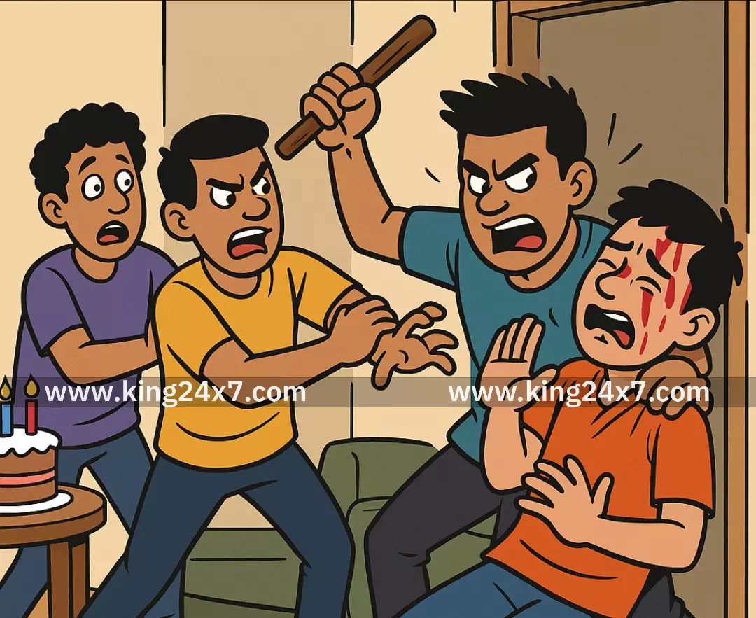 பிறந்தநாள் கொண்டாட்டத்தில் மோதல்: வாலிபர் மீது தாக்குதல் ! பிறந்தநாள் கொண்டாட்டத்தில் மோதல்: வாலிபர் மீது தாக்குதல் !