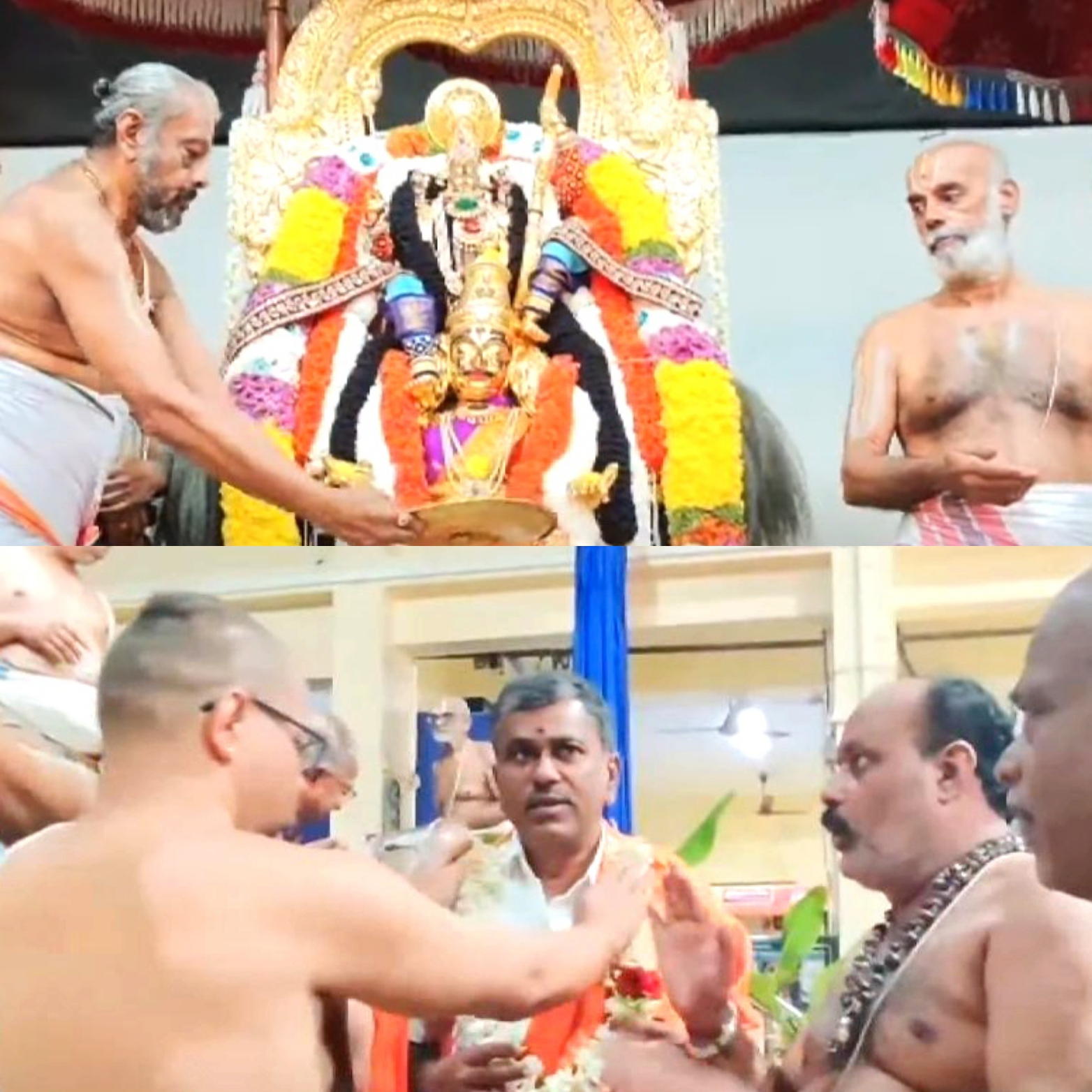 ஓசூரில் பஞ்ச கருட சேவை