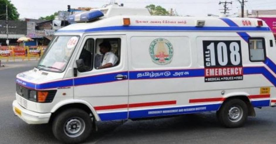 நாமக்கல் மாவட்டத்தில் 108 ஆம்புலன்ஸ் சேவை மூலம் 25,668 பேர் பயன்!