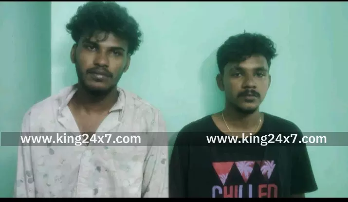 தம்பதியர்களை தாக்கிய 2 வாலிபர்கள் கைது 