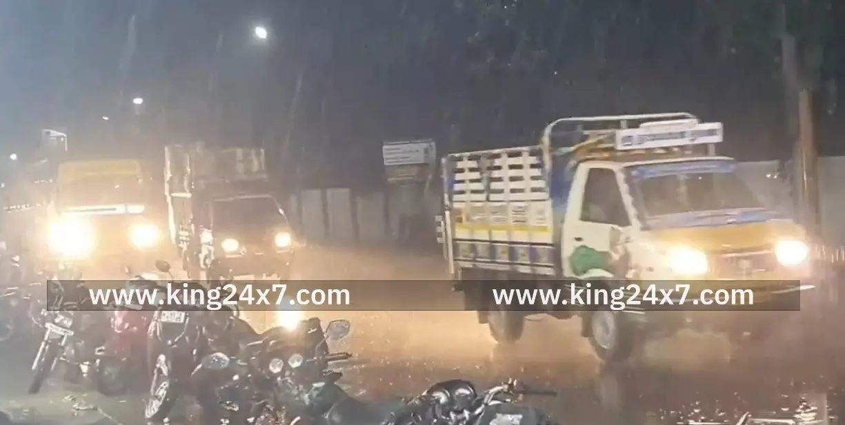 நள்ளிரவு கொட்டித் தீர்த்த கனமழை - அதிகபட்சமாக தலைஞாயிறில் 6.5 செ.மீ. மழை பதிவு
