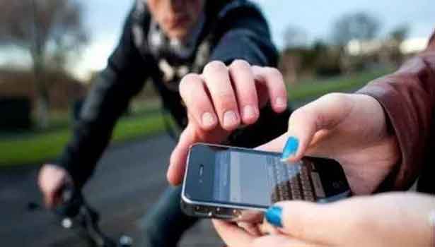 பட்டாகத்தியால் தாக்கி செல்போன் பறிப்பு