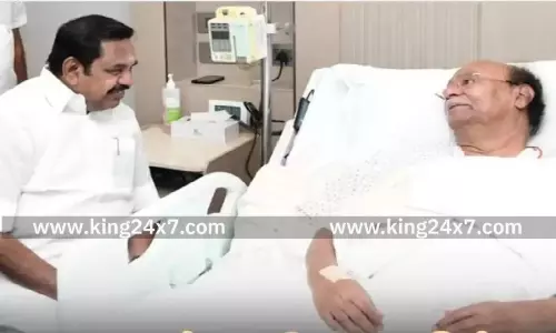 ராமதாஸை மருத்துவமனையில் சந்தித்த எடப்பாடி பழனிசாமி!!