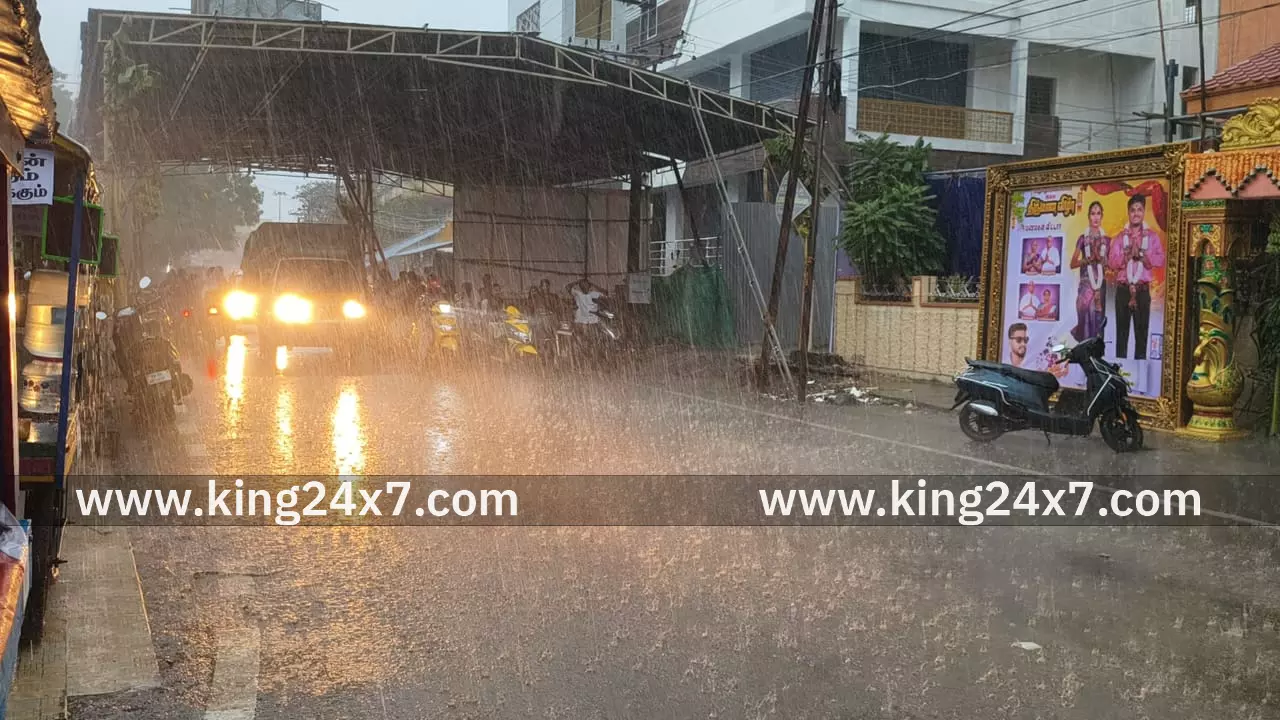 செங்கனூரில் கொட்டிய கன மழை