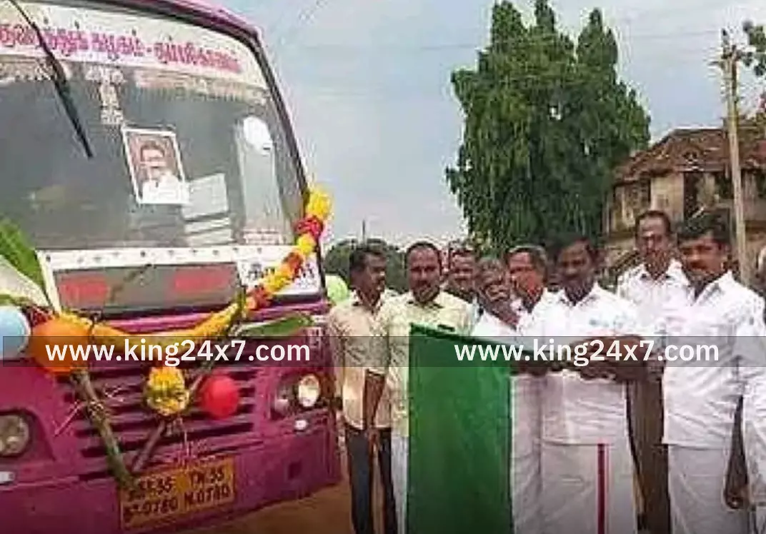 கந்தர்வகோட்டை: புதுநகரில் புதிய பேருந்து சேவை தொடக்கம்