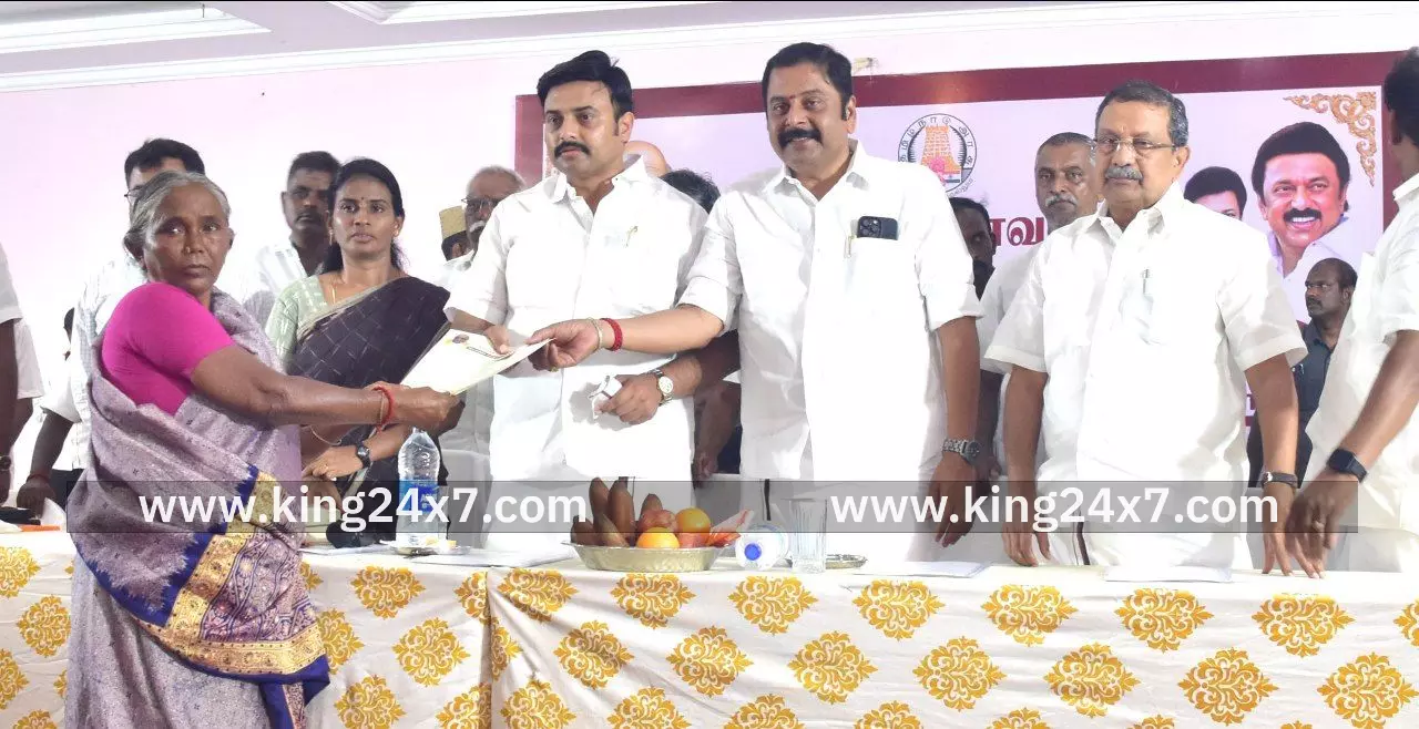 ரூ.1.47 கோடி மதிப்பீட்டில் அரசு நலத்திட்ட உதவிகளை வழங்கிய அமைச்சர் மா. மதிவேந்தன். ரூ.1.47 கோடி மதிப்பீட்டில் அரசு நலத்திட்ட உதவிகளை வழங்கிய அமைச்சர் மா. மதிவேந்தன்.