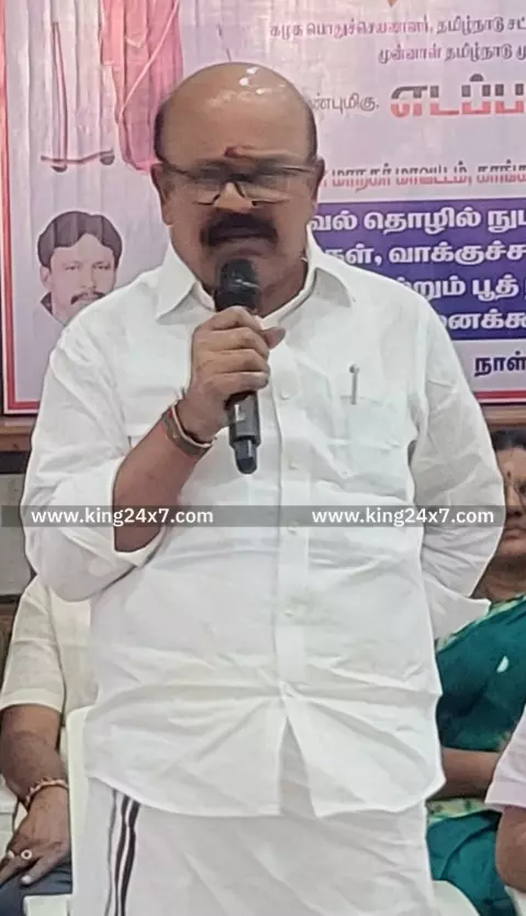 தவெக தொண்டர்களை கொடுமைப்படுத்தினால் அதிமுக குரல் கொடுக்கும் பொள்ளாச்சி ஜெயராமன் கூறினார்