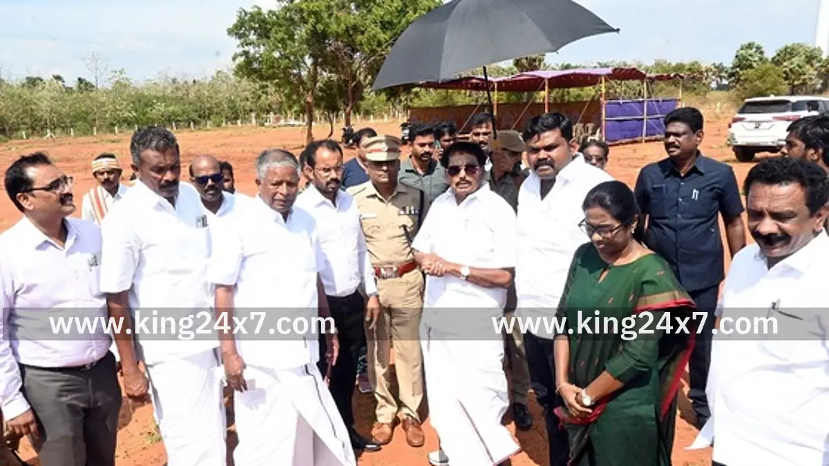 தென்காசிக்கு முதல்வா் அக். 24, 25இல் தென்காசி வருகை: அமைச்சா் ஆய்வு