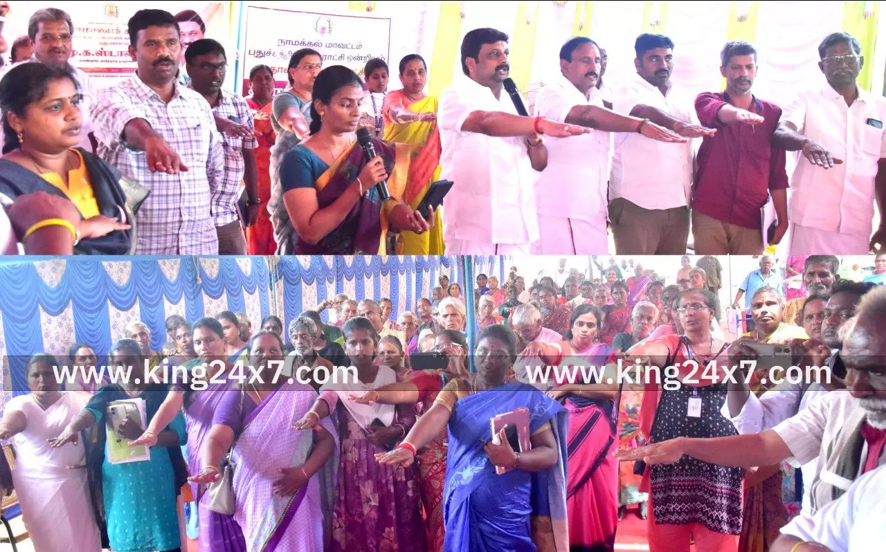 கிராம சபைக் கூட்டத்தில் பங்கேற்ற எம்.பி கே.ஆர்.என் ராஜேஷ்குமார். கிராம சபைக் கூட்டத்தில் பங்கேற்ற எம்.பி கே.ஆர்.என் ராஜேஷ்குமார்.