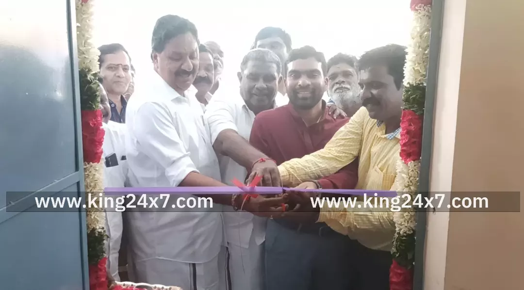 கிருஷ்ணகிரி:2 புதிய வகுப்பறை கட்டிடத்தை திறந்து வைத்த எம்எல்ஏ.