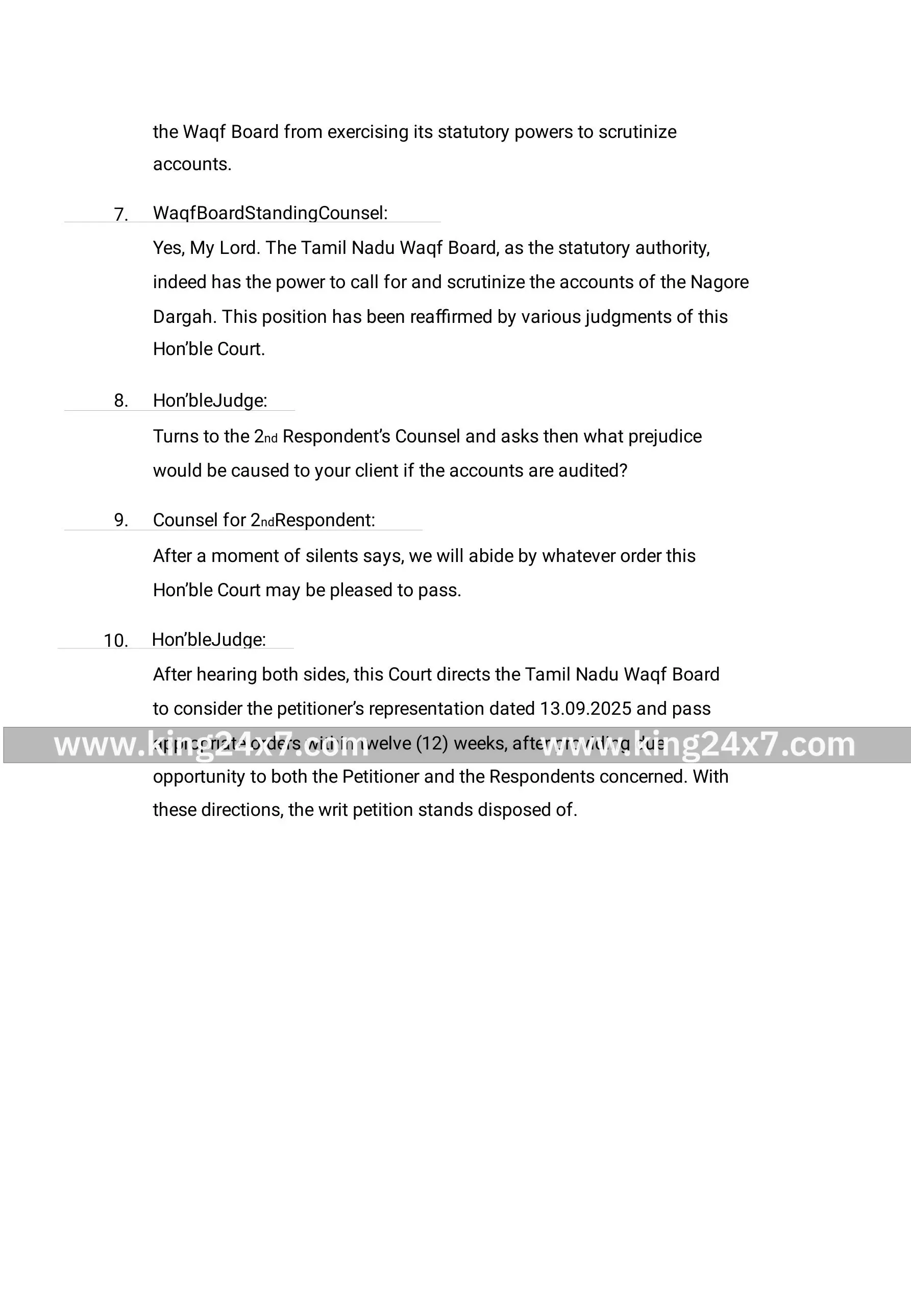 நாகூர் ஆண்டவர் தர்காவில் கணக்குகள் முறையாக தணிக்கை செய்யப்படவில்லை என வழக்கு நாகூர் ஆண்டவர் தர்காவில் கணக்குகள் முறையாக தணிக்கை செய்யப்படவில்லை என வழக்கு