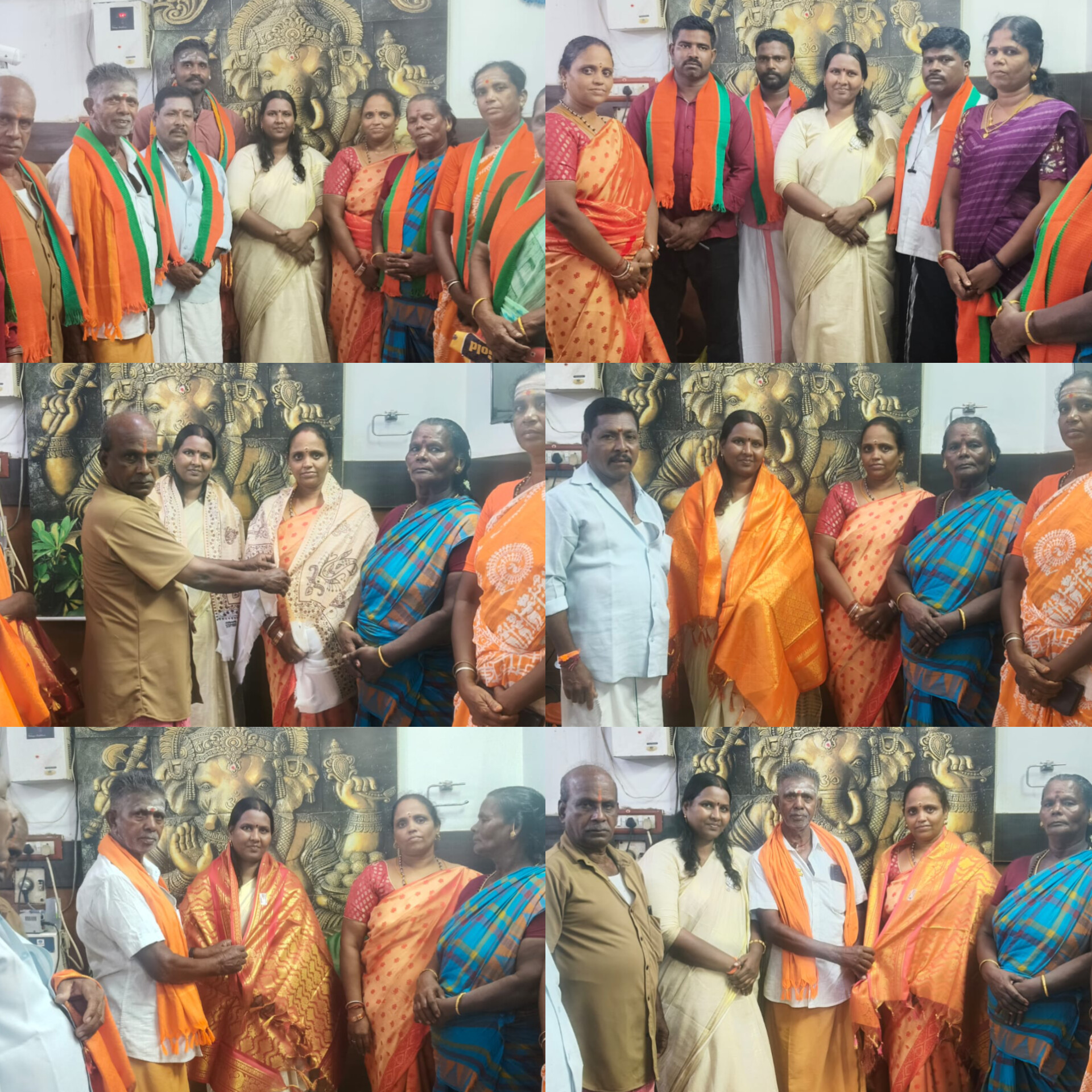 அரியலூர் மாவட்ட ஆன்மீகம் மற்றும் கோயில் மேம்பாட்டு பிரிவு நிர்வாகிகள் சந்திப்பு