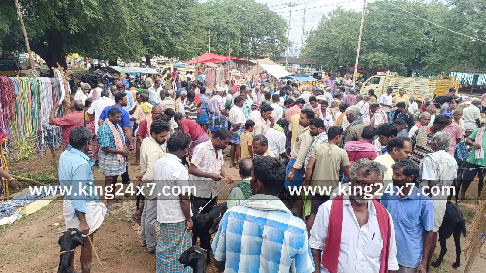 நல்லம்பள்ளியில் ஆடுகள் விற்பனை ஜோர்