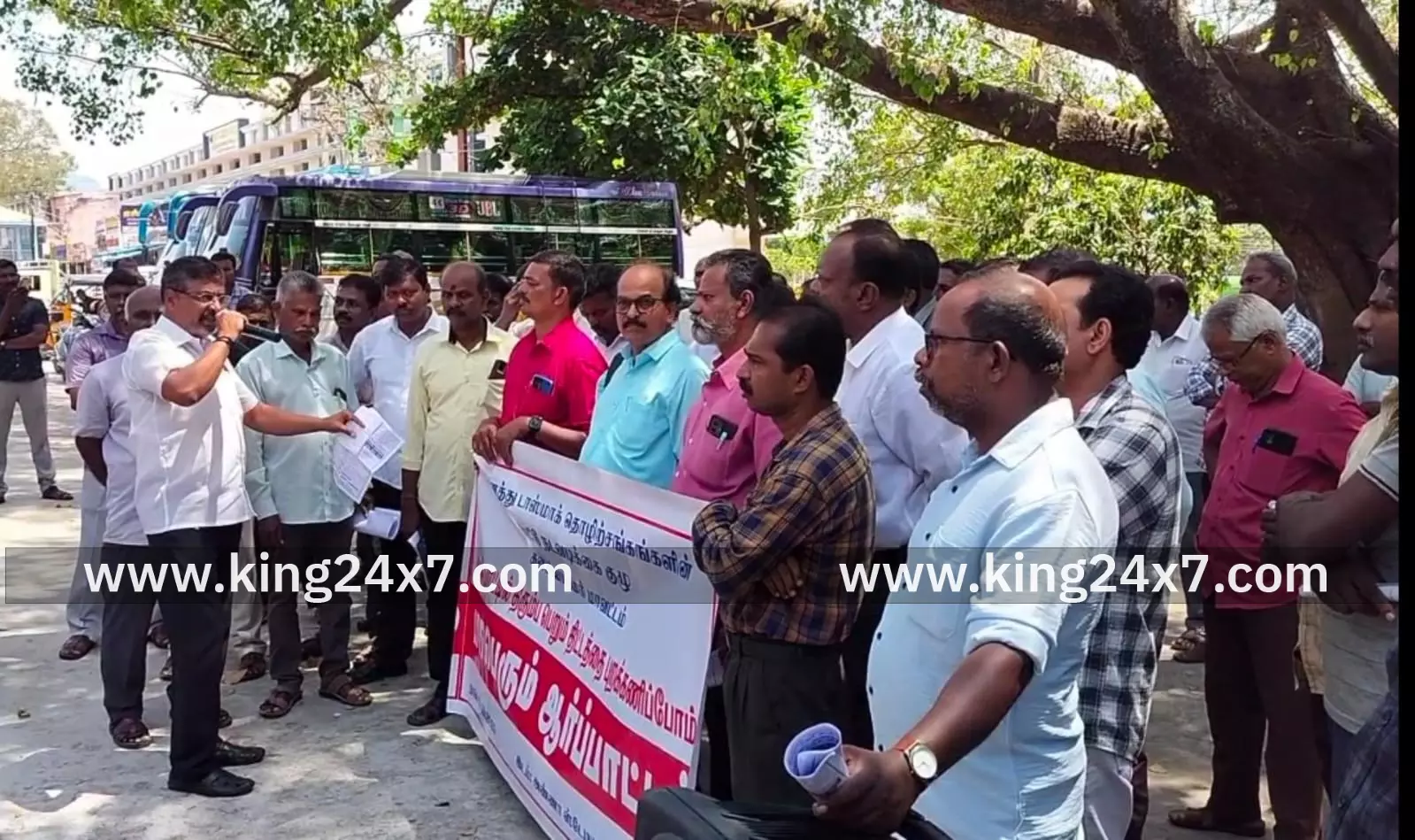 நாகர்கோவில் : டாஸ்மாக் கூட்டு குழு ஆர்ப்பாட்டம்