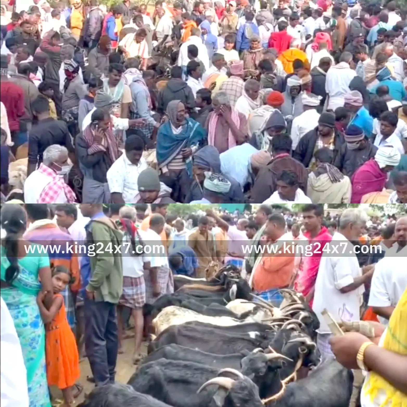 குந்தாரப்பள்ளியில் களைகட்டிய ஆடுகள் விற்பனை அமோகம்.