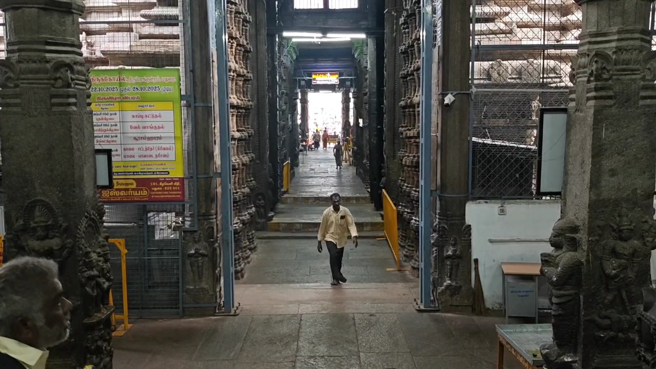 வெறிச்சோடி காணப்படும் திருப்பரங்குன்றம் முருகன் கோவில்