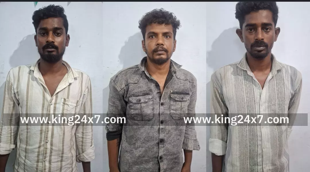 கோவை: ரூ.50 லட்சம் கொள்ளை : 100 பவுன் தங்கம் வாங்கித் தருவதாக வஞ்சனை – மதுரை சேர்ந்த 3 பேர் கைது! கோவை: ரூ.50 லட்சம் கொள்ளை : 100 பவுன் தங்கம் வாங்கித் தருவதாக வஞ்சனை – மதுரை சேர்ந்த 3 பேர் கைது!