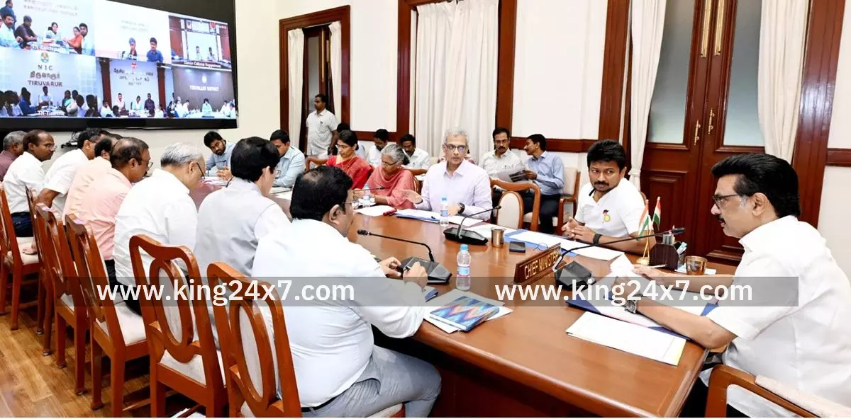 வடகிழக்கு பருவமழை முன்னேற்பாடுகள்: மாவட்ட ஆட்சியர்களுடன் முதல்வர் ஸ்டாலின் ஆலோசனை