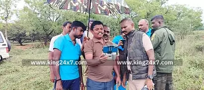 சொக்கம்பட்டியில் விவசாய நிலங்களுக்குள் ஒற்றை காட்டு யானை நடமாட்டம்