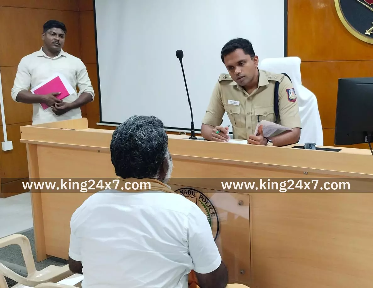 எஸ்பி அலுவலகத்தில் மக்கள் குறைதீர்க்கும் நாள் கூட்டம்!