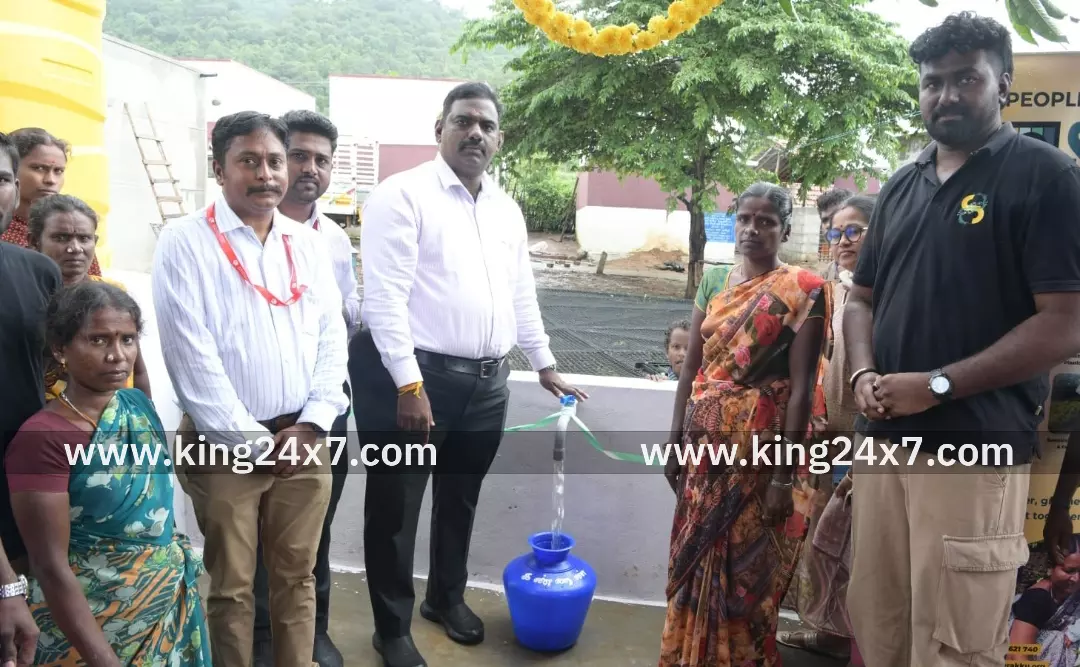 கிருஷ்ணகிரி: சமுதாய குடிநீர் வழங்கல்- துவங்கி வைத்த ஆட்சியர். கிருஷ்ணகிரி: சமுதாய குடிநீர் வழங்கல்- துவங்கி வைத்த ஆட்சியர்.