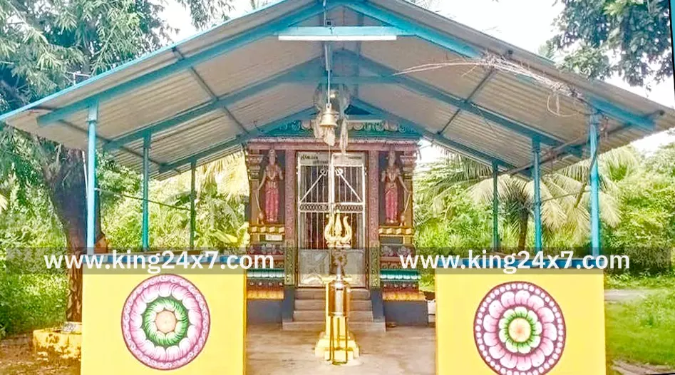 மத்தூர் அருகே மாரியம்மன் கோவிலில் நகை திருட்டு.