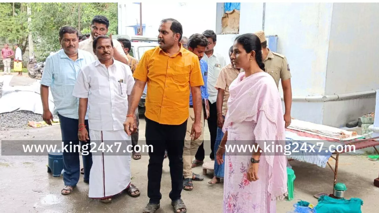 பல்வேறு வளர்ச்சி திட்ட பணிகளை நேரில் சென்று ஆய்வு மேற்கொண்ட மாவட்ட ஆட்சியர்.