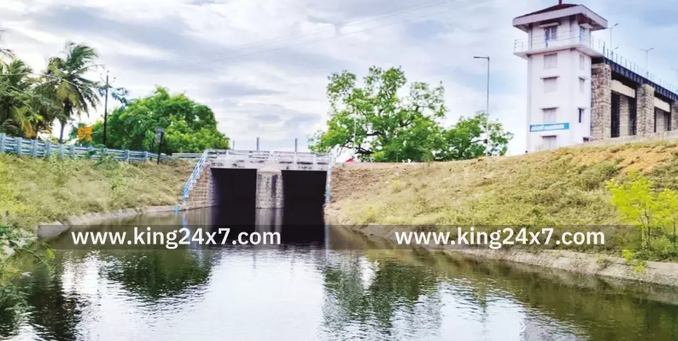 ஆத்துப்பாளையம் தடுப்பணைக்கு கால்வாய் தண்ணீர் திறப்பு ஆத்துப்பாளையம் தடுப்பணைக்கு கால்வாய் தண்ணீர் திறப்பு