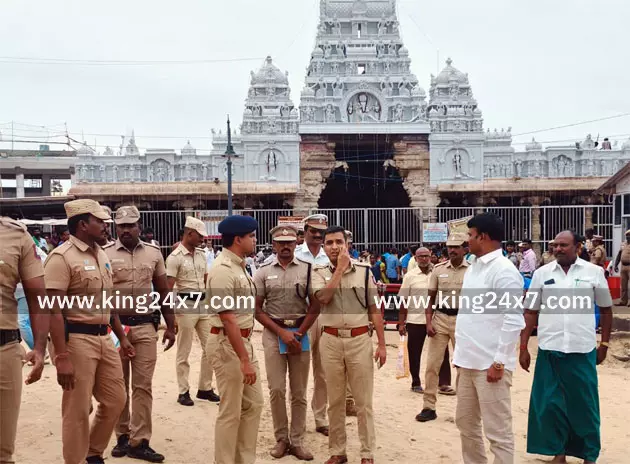 திருச்செந்தூர் கந்தசஷ்டி திருவிழா பாதுகாப்பு ஏற்பாடுகள் : டிஐஜி ஆய்வு