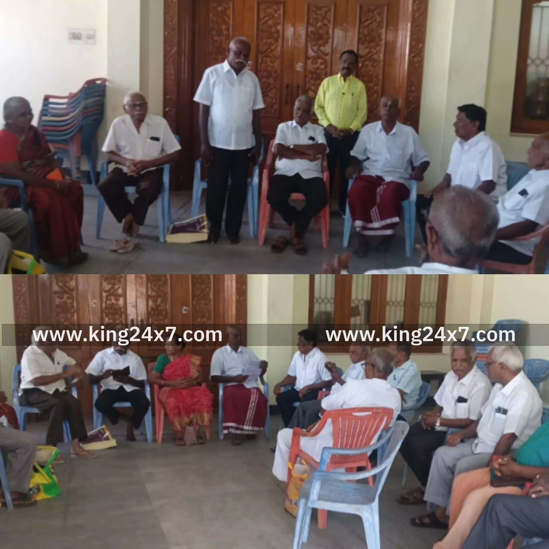 ஓய்வு பெற்ற அலுவலர் சங்க மாதாந்திர கூட்டம்.. ஓய்வு பெற்ற அலுவலர் சங்க மாதாந்திர கூட்டம்..