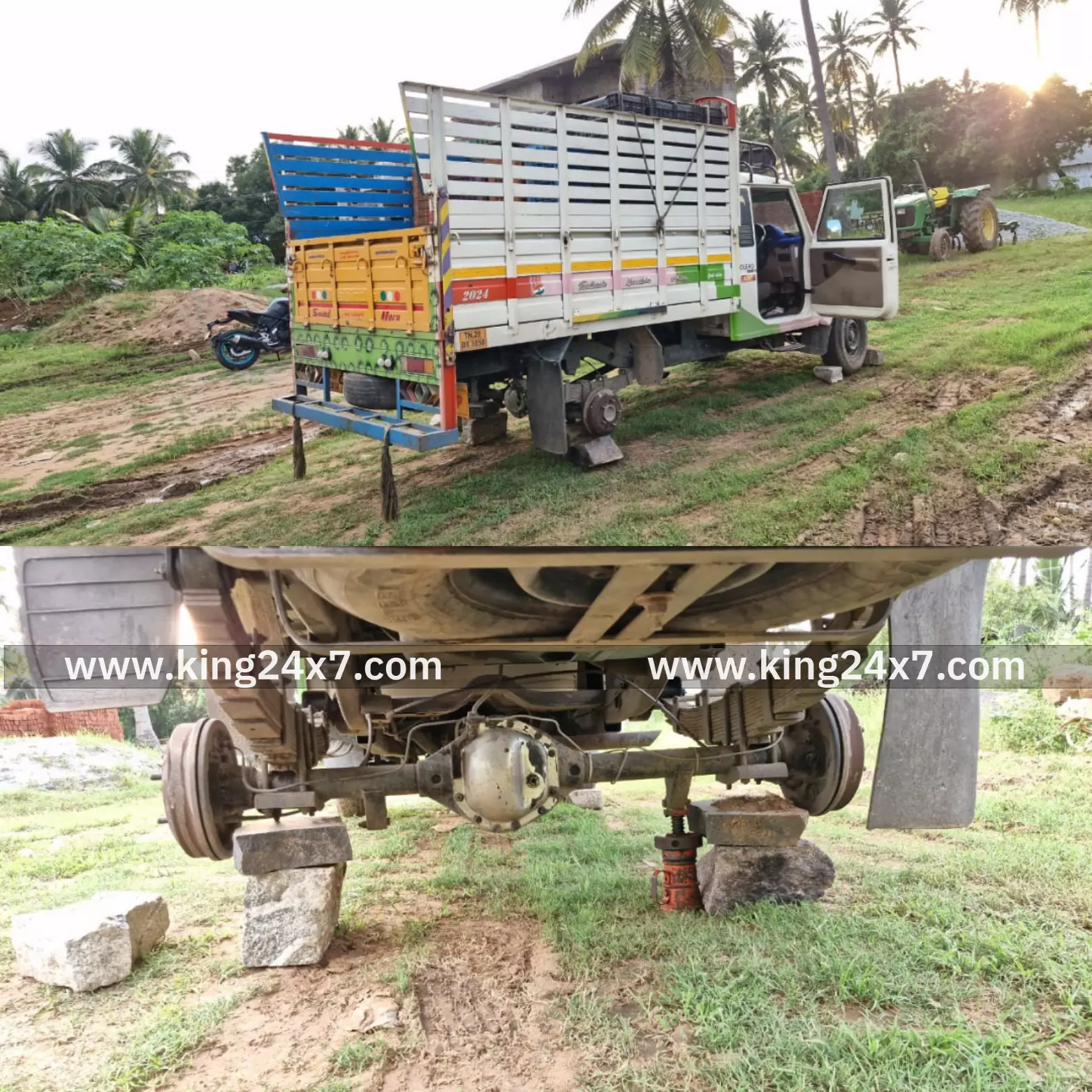 மத்தூர்: தவனை கட்டாததால் வேன் சக்கரங்களை கழற்றிய ஊழியர்கள். மத்தூர்: தவனை கட்டாததால் வேன் சக்கரங்களை கழற்றிய ஊழியர்கள்.