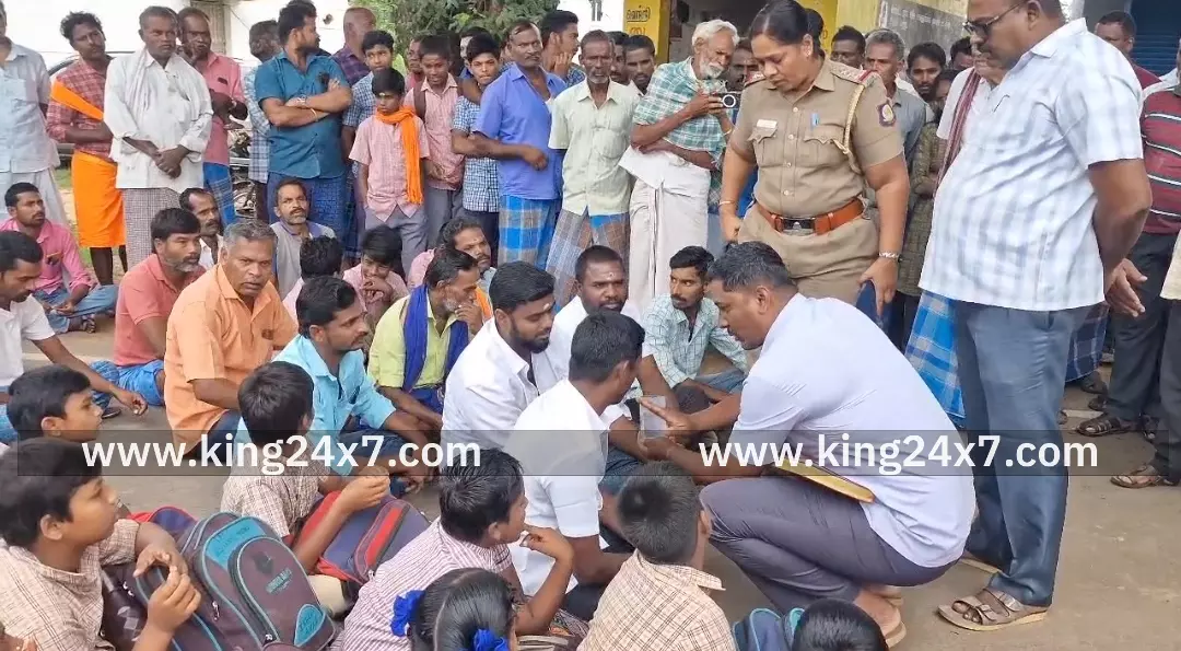 போச்சம்பள்ளி அருகேசாலை வசதி கேட்டு பொதுமக்கள் மறியல்