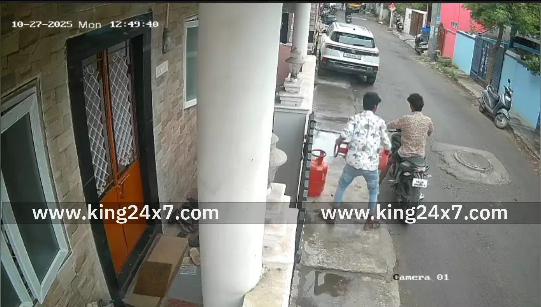 கோவை: சிலிண்டர் திருடர்கள் அலேக்காக அபேஸ் செய்த காட்சி வைரல்