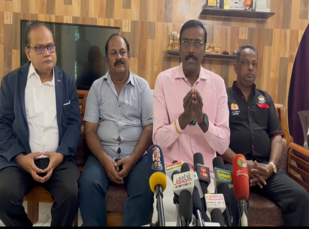 மலேசியாவில் நான்கு நாட்கள் நடைபெற உள்ள உலகத் தமிழர்களின் வர்த்தக மாநாடு மில்லட் பவுண்டேஷன் நிறுவனர் சுந்தர், மலேஷிய தமிழர் வர்த்தக சங்க தலைவர் பாலகிருஷ்ணன் பேட்டி