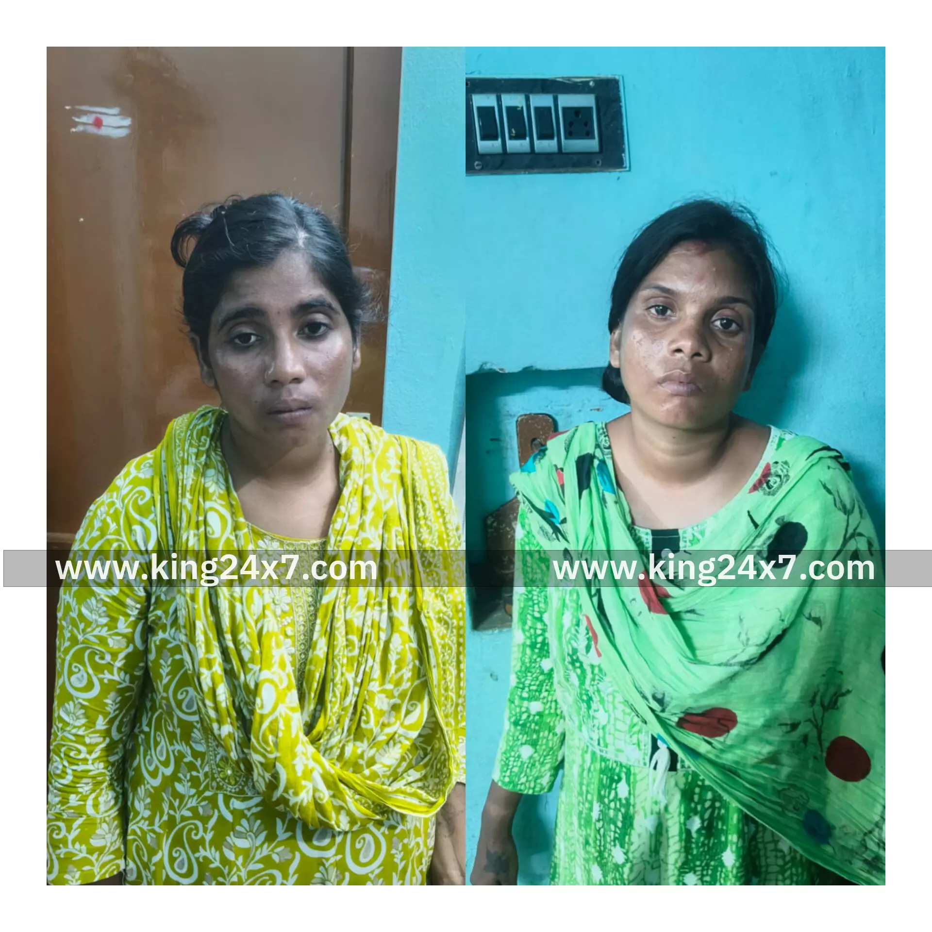 மூதாட்டியிடம் நகை பறித்த 2 பெண்கள் கைது