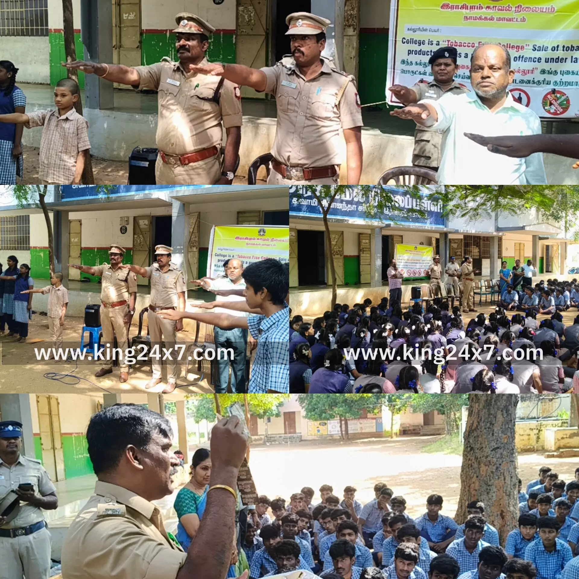 ராசிபுரம் காவல்துறை சார்பில் பள்ளி மாணவ மாணவிகளுக்கு போதை பொருள் தடுப்பு விழிப்புணர்வு கூட்டம் நடைபெற்றது..