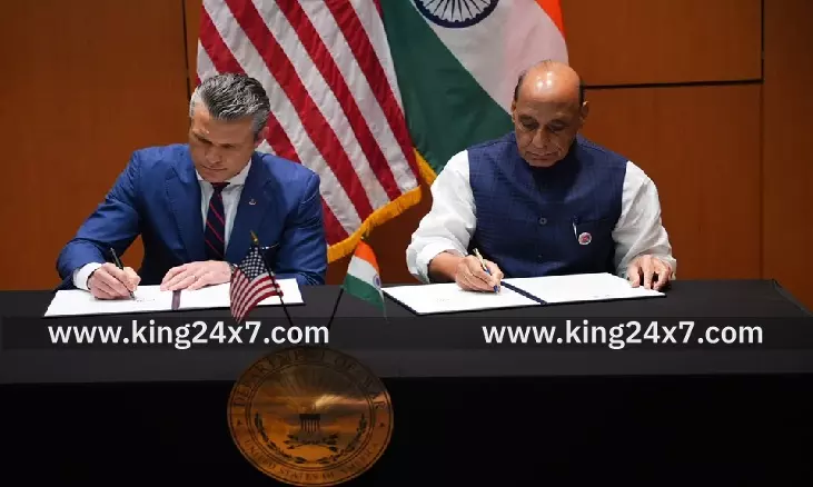 இந்தியா - அமெரிக்கா இடையே 10 ஆண்டுகால பாதுகாப்பு ஒப்பந்தம்!!