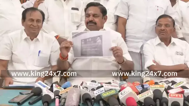 செங்கோட்டையன் அப்போதே பி-டீம் வேலையை ஆரம்பித்துவிட்டார்: எடப்பாடி பழனிசாமி செங்கோட்டையன் அப்போதே பி-டீம் வேலையை ஆரம்பித்துவிட்டார்: எடப்பாடி பழனிசாமி